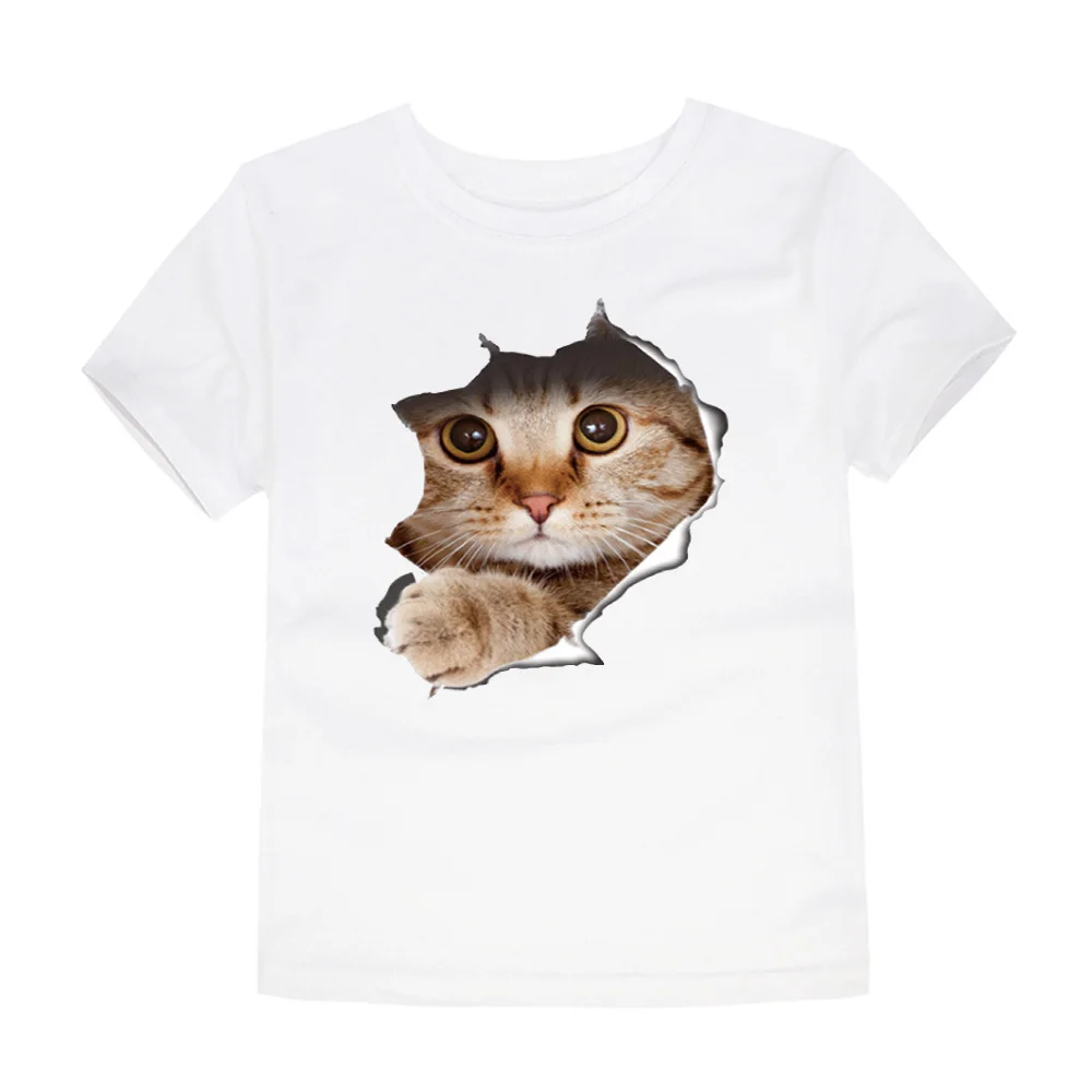100 Cotton White T Shirts Kids 3D Printing Cat T-shirts Boys Dog Tshirt Kids Clothes Summer Wear Kids Tees White Tops
100 Cotton White T Shirts Kids 3D Printing Cat T-shirts Boys Dog Tshirt Kids Clothes Summer Wear Kids Tees White Tops