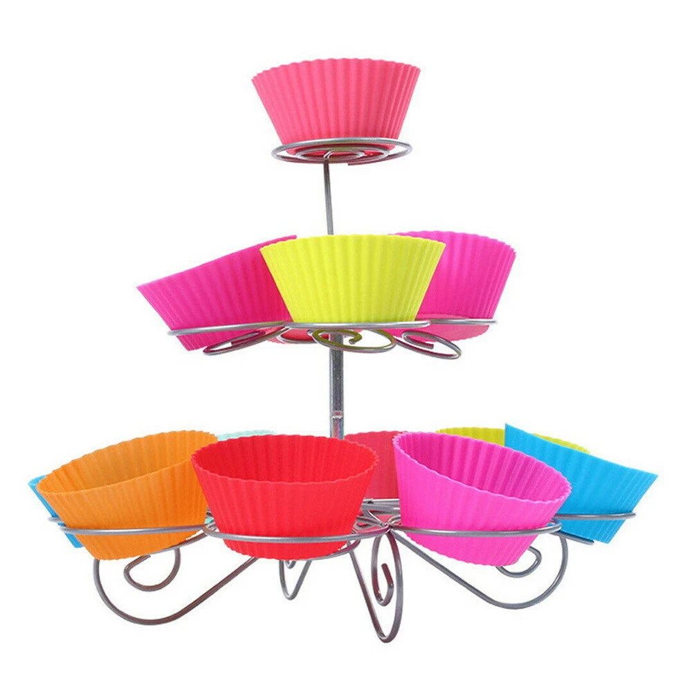 3 Tier Metal Cake Stand Holder Cupcake Holder Cup Tray Wedding Birthday Party Decorations Kitchen Baking Tools
3 Tier Metal Cake Stand Holder Cupcake Holder Cup Tray Wedding Birthday Party Decorations Kitchen Baking Tools