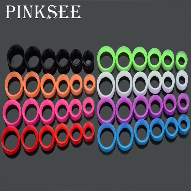 PINKSEE 12Pcs Flexible Silicone Hollow Saddle Ear Plug Stretchers Flesh Tunnel Ear Expansion Ear Picing Jewelry
PINKSEE 12Pcs Flexible Silicone Hollow Saddle Ear Plug Stretchers Flesh Tunnel Ear Expansion Ear Picing Jewelry