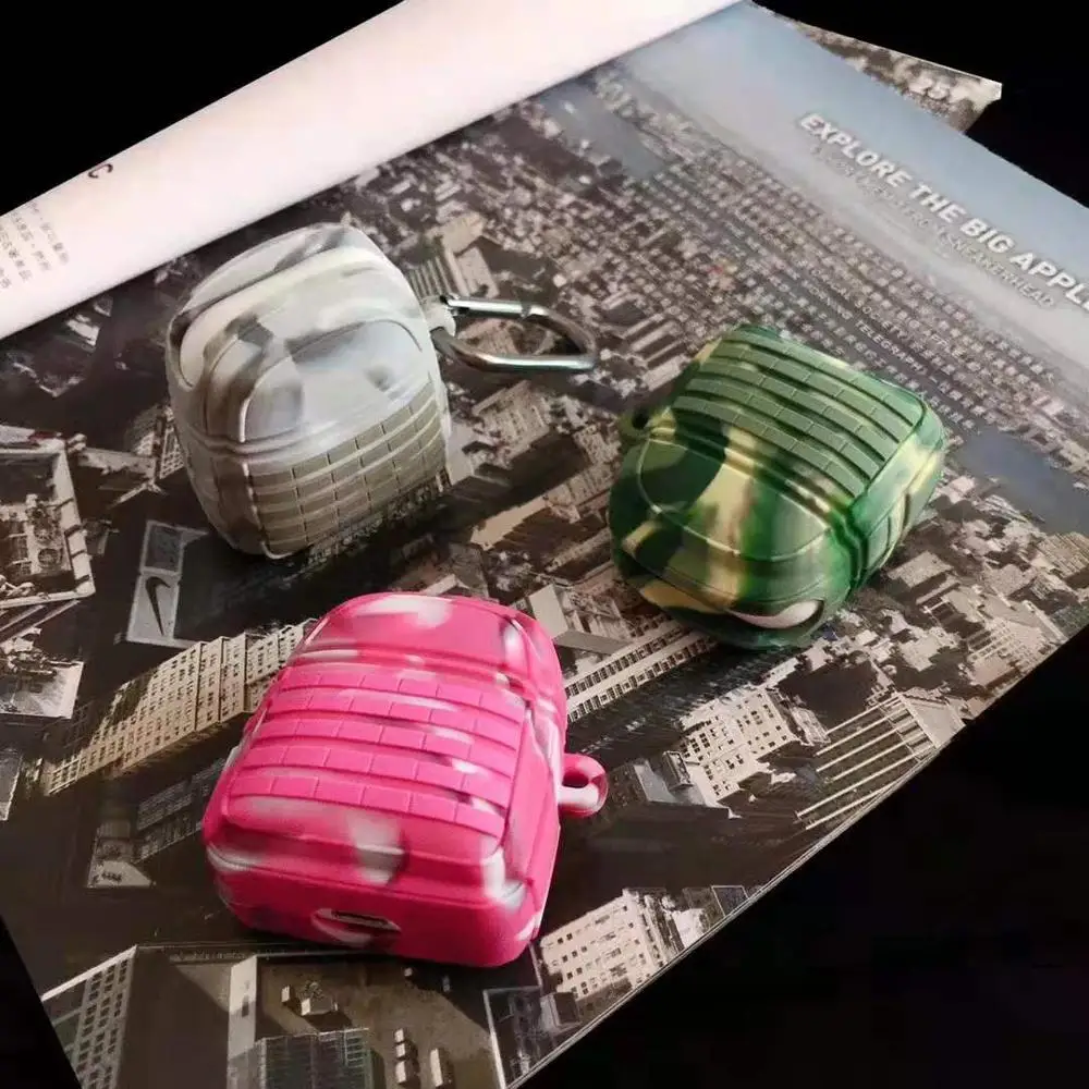 3D Silicone Earphone Case For Airpods 2 Case Luxury Texture Backpack Cover For Apple Air pods 1 2 Case Keyring Accessories Box
3D Silicone Earphone Case For Airpods 2 Case Luxury Texture Backpack Cover For Apple Air pods 1 2 Case Keyring Accessories Box