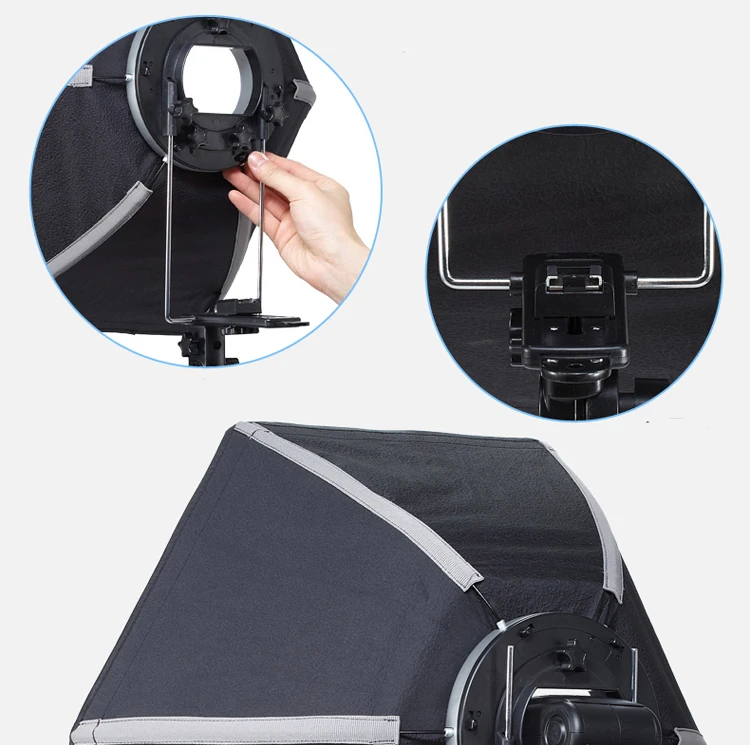 20" Hexagonal Photo Studio Softbox Reflector with White Diffuser Cove