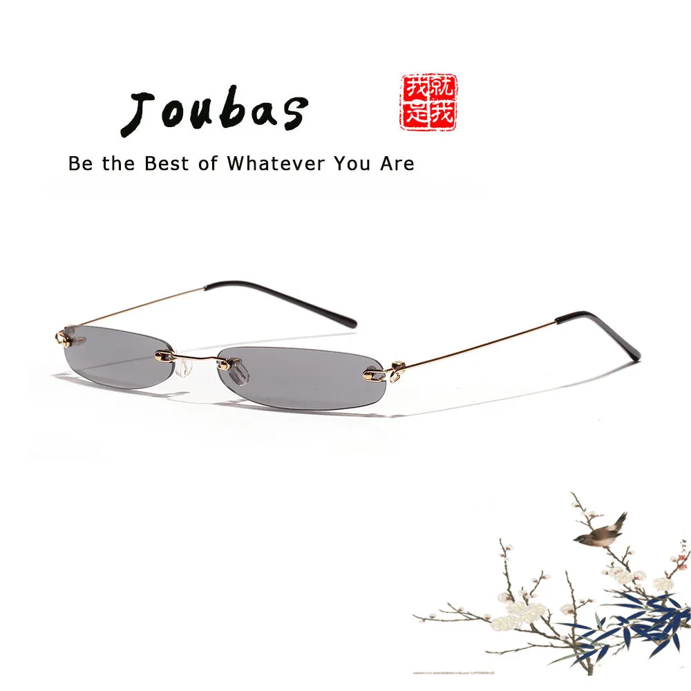 Joubas Rimless Small Frame Sunglasses 2018 Women/Men Retro Steampunk Sun Glasses Rectangle Red PInk Eyeglasses Brand Designer 81
Joubas Rimless Small Frame Sunglasses 2018 Women/Men Retro Steampunk Sun Glasses Rectangle Red PInk Eyeglasses Brand Designer 81