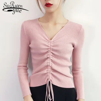 Office Lady Knitted Sweater Women Sweaters 2019 Computer Knitted Pullovers Bow V-Neck Women Sweaters and Pullovers 5217 50
Office Lady Knitted Sweater Women Sweaters 2019 Computer Knitted Pullovers Bow V-Neck Women Sweaters and Pullovers 5217 50