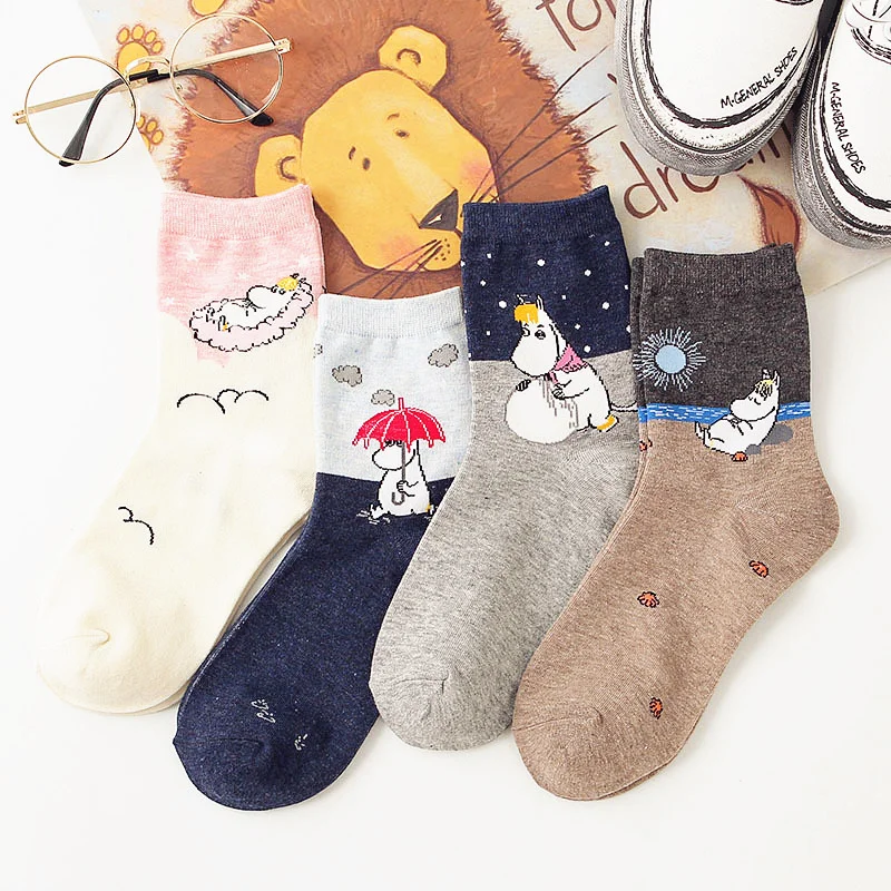 Dreamlikelin Women Cute Hippo Moomin Socks Cartoon Spring Autumn Socks Animal Print Funny Crew Socks Gifts
Dreamlikelin Women Cute Hippo Moomin Socks Cartoon Spring Autumn Socks Animal Print Funny Crew Socks Gifts