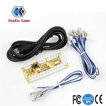 Zero Delay USB Encoder To PC Controller 2Pin Joystick Cable + Happ Pusb Buttons Cables For Arcade Happ DIY Kits Parts Mame Games
Zero Delay USB Encoder To PC Controller 2Pin Joystick Cable + Happ Pusb Buttons Cables For Arcade Happ DIY Kits Parts Mame Games