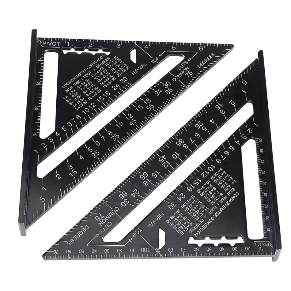 Newstyle 7 Inch Triangle Angle Protractor Aluminum Alloy Try Square Roofing Triangular Measure Ruler Woodwork Layout Guide Tools
Newstyle 7 Inch Triangle Angle Protractor Aluminum Alloy Try Square Roofing Triangular Measure Ruler Woodwork Layout Guide Tools
