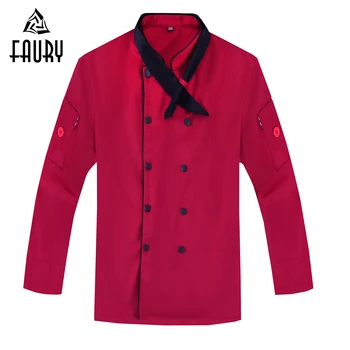 New Chef Jacket for Catering Restaurant Hotel Cafe Bakery Work Unifoms Long Sleeve Double Breasted Coat Cooking Tops Clothing
New Chef Jacket for Catering Restaurant Hotel Cafe Bakery Work Unifoms Long Sleeve Double Breasted Coat Cooking Tops Clothing