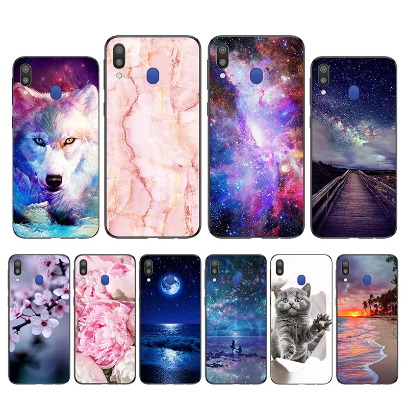 Черный Защитный чехол для Samsung A30 задняя крышка из силикона ТПУ A305F A 30 2019 A30S