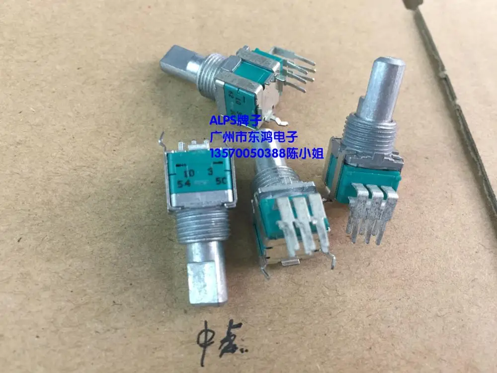 2PCS/LOT ALPS Alps type RK09L precision potentiometer, double 10K belt, middle shaft length 15mm
2PCS/LOT ALPS Alps type RK09L precision potentiometer, double 10K belt, middle shaft length 15mm