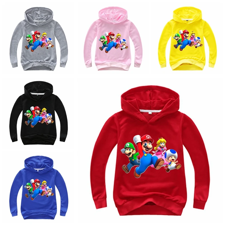 2019 Classic cartoon Kids Boys Super Mario Playing 3D Print Sweatshirt Long Sleeve Game Hoodie Shirt For Girls Coat Jacket
2019 Classic cartoon Kids Boys Super Mario Playing 3D Print Sweatshirt Long Sleeve Game Hoodie Shirt For Girls Coat Jacket