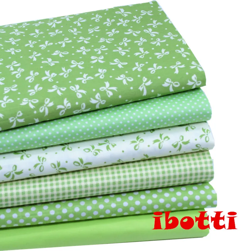6Pcs/Lot 40x50cm Green Bowknot Dot grid Series 100% cotton fabric patchwork fabric Bundle tilda fabric for sewing Diy cloth
6Pcs/Lot 40x50cm Green Bowknot Dot grid Series 100% cotton fabric patchwork fabric Bundle tilda fabric for sewing Diy cloth