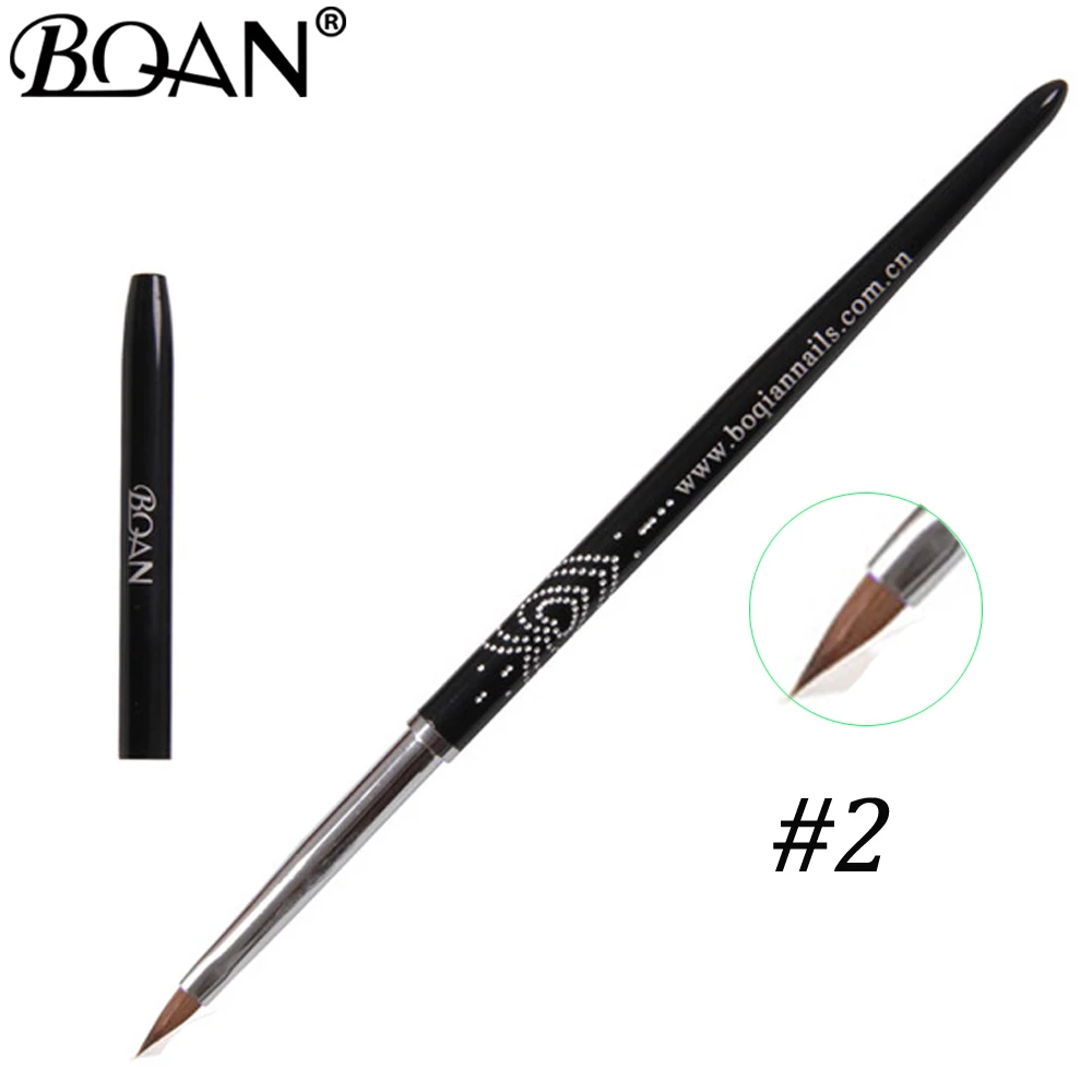 BQAN 1pcs #2 Nail Art Brush Heart Shape Rhinestone Diamond Metal Acrylic Handle Kolinsky Carving Powder Gel Nail Brush
BQAN 1pcs #2 Nail Art Brush Heart Shape Rhinestone Diamond Metal Acrylic Handle Kolinsky Carving Powder Gel Nail Brush