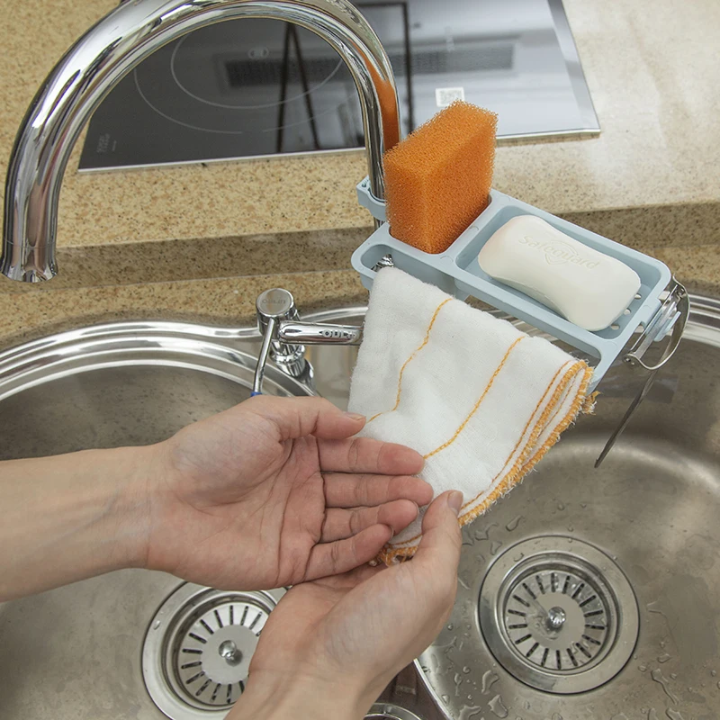 New Sink Hanging Storage Rack Storage Holder Sponge Bathroom Kitchen Faucet Clip Dish Cloth Clip Shelf Drain Dry Towel Organizer
New Sink Hanging Storage Rack Storage Holder Sponge Bathroom Kitchen Faucet Clip Dish Cloth Clip Shelf Drain Dry Towel Organizer