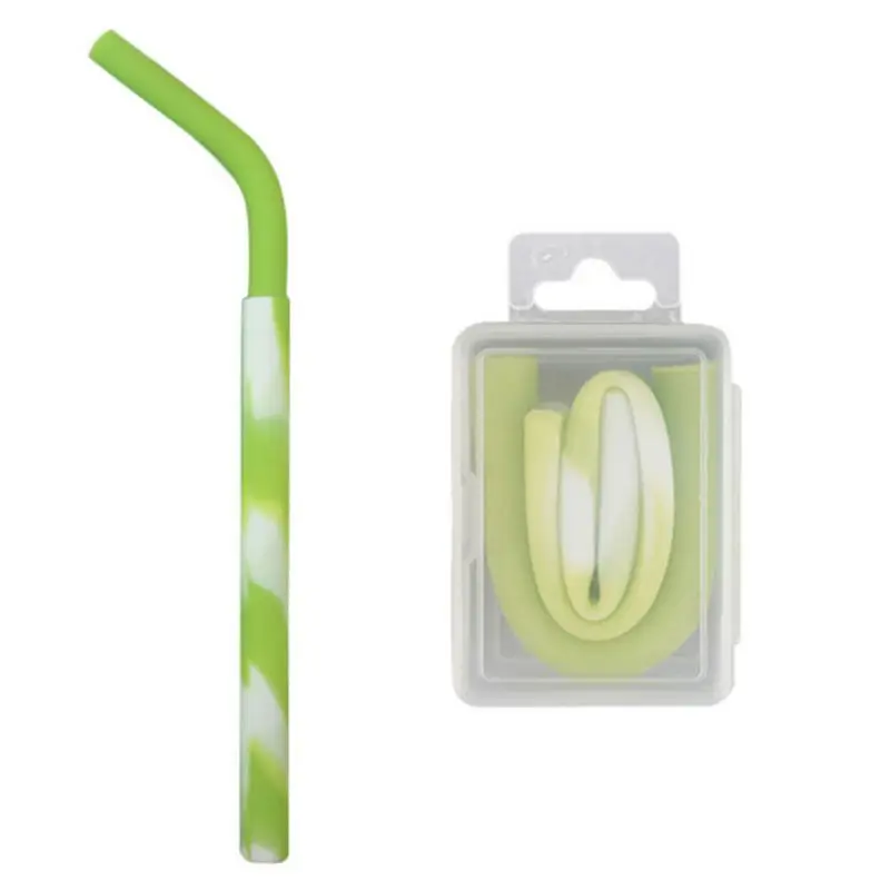 Reusable Recyclable Silicone Drinking Straws Kit with Storage Bag 2 in 1 Detachable Straw for Juice Drinking Accessories
Reusable Recyclable Silicone Drinking Straws Kit with Storage Bag 2 in 1 Detachable Straw for Juice Drinking Accessories