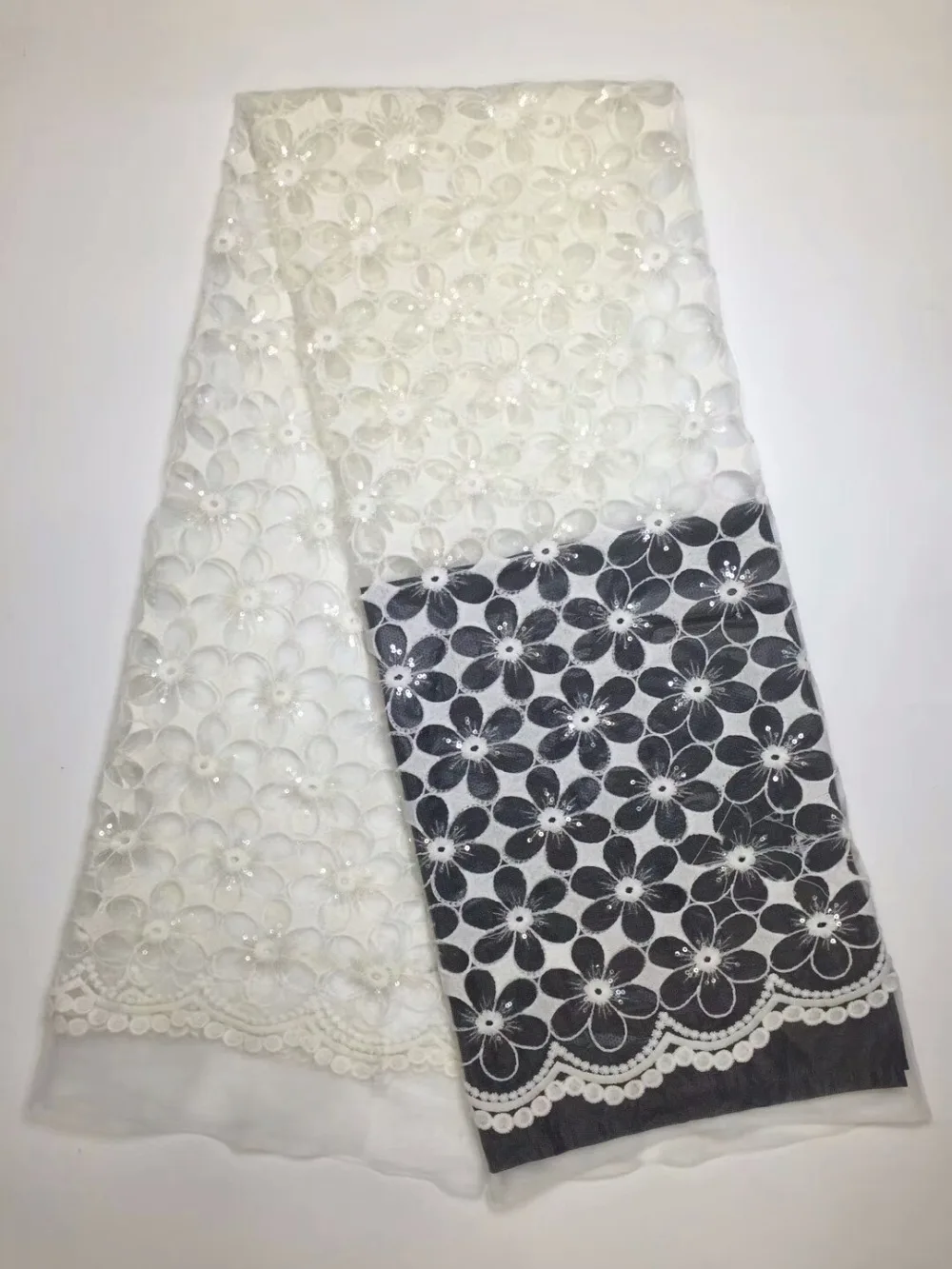 white colour milk silk african net tulle lace fabric with few sequins for wedding or party elegant french lace dpd091
white colour milk silk african net tulle lace fabric with few sequins for wedding or party elegant french lace dpd091