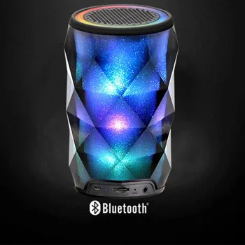 Portable intelligent wireless Bluetooth speaker HIFI stereo bass effect multi-function color light wireless Bluetooth speaker
Portable intelligent wireless Bluetooth speaker HIFI stereo bass effect multi-function color light wireless Bluetooth speaker