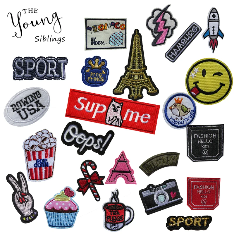 Sticker for Clothes Applicationss 1Pc Patches on Clothing Iron Cartoon Stripes Embroidered Patch for Backpack Handbag Badges
Sticker for Clothes Applicationss 1Pc Patches on Clothing Iron Cartoon Stripes Embroidered Patch for Backpack Handbag Badges