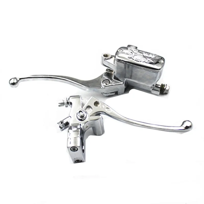 Pair Chrome 1" 25mm 14mm Bore Reservoir Brake Clutch Lever For Harley Honda Yamaha Suzuki Kawasaki Ducati Ktm
Pair Chrome 1" 25mm 14mm Bore Reservoir Brake Clutch Lever For Harley Honda Yamaha Suzuki Kawasaki Ducati Ktm