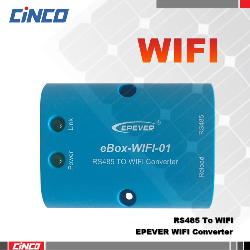 eBox-WIFI-01,RS485 to WIFI converter for epsolar epever solar controller LS-B VS-BN Tracer-BN Tracer-A series wifi converter
eBox-WIFI-01,RS485 to WIFI converter for epsolar epever solar controller LS-B VS-BN Tracer-BN Tracer-A series wifi converter