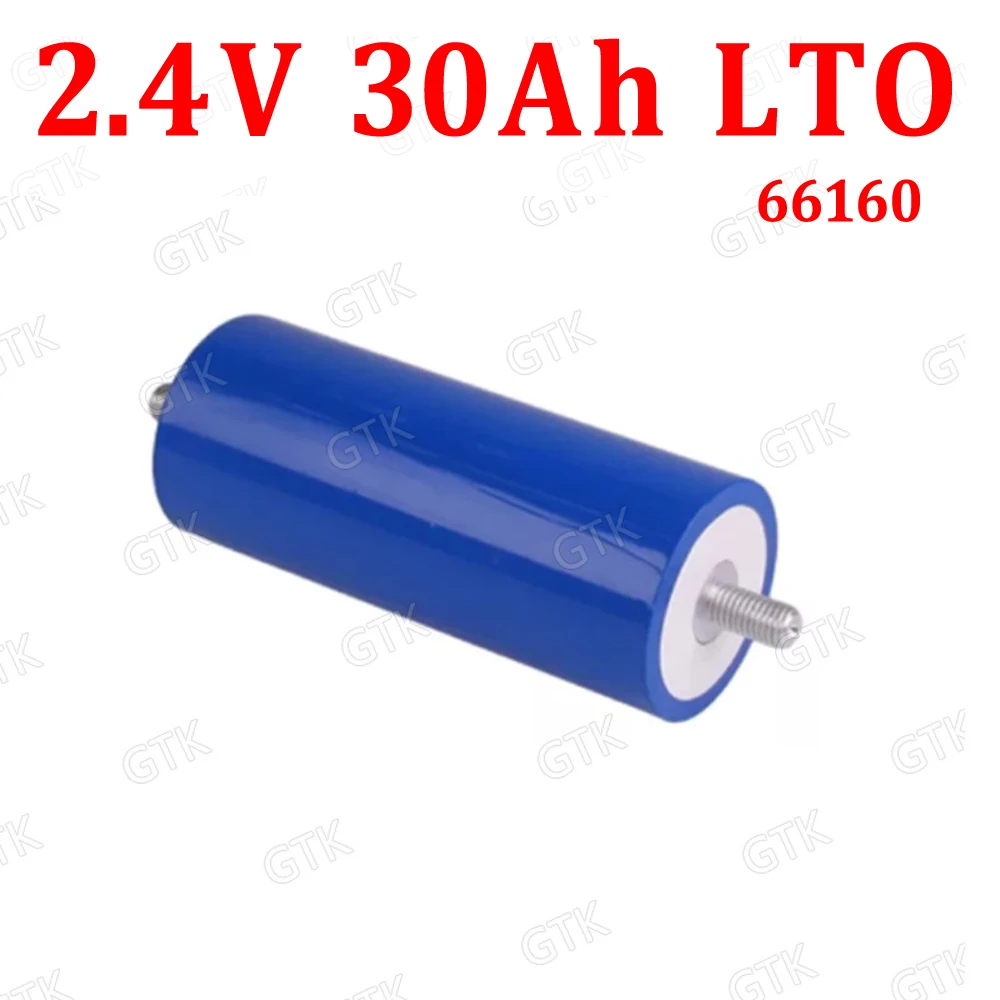 10pcs Lithium titanate battery 2.4V 30AH LTO Cylindrical baterie 66160 for 24V 36V 48V electric motor electric car Fishing boat
10pcs Lithium titanate battery 2.4V 30AH LTO Cylindrical baterie 66160 for 24V 36V 48V electric motor electric car Fishing boat