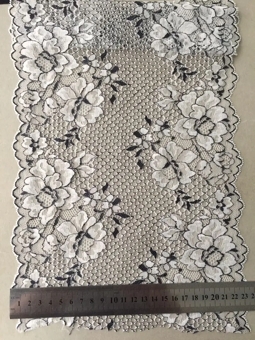 1 Yard/lot 23cm elastic lace sewing ribbon guipure lace trim or fabric warp knitting DIY Garment Accessories
1 Yard/lot 23cm elastic lace sewing ribbon guipure lace trim or fabric warp knitting DIY Garment Accessories