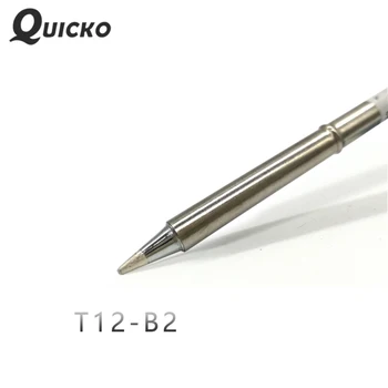 QUICKO T12-B2 Shape B series Solering iron tips welding tools for T12 Handle T12 Soldering station FX9501/951/952 Handle
QUICKO T12-B2 Shape B series Solering iron tips welding tools for T12 Handle T12 Soldering station FX9501/951/952 Handle