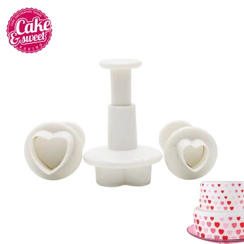 3Pcs/Set MiNi Heart Shape Fondant Cake Cookie Sugarcraft Plunger Cutters Mold Tools Cake Moulds Decorating Tools
3Pcs/Set MiNi Heart Shape Fondant Cake Cookie Sugarcraft Plunger Cutters Mold Tools Cake Moulds Decorating Tools