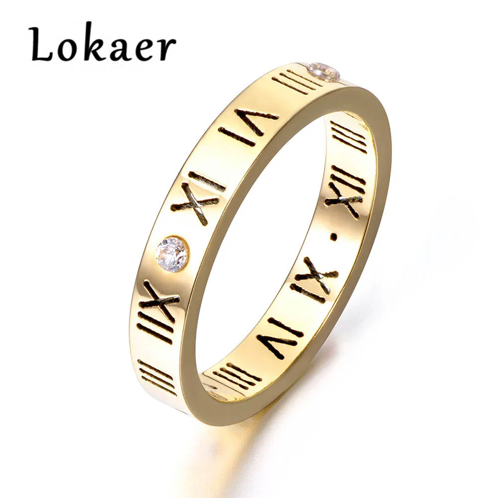 Lokaer Roman Numerals Ring Jewelry For Women Rose Gold/Gold/Silver Color Stainless Steel Cubic Zirconia Wedding Rings R171580266
Lokaer Roman Numerals Ring Jewelry For Women Rose Gold/Gold/Silver Color Stainless Steel Cubic Zirconia Wedding Rings R171580266