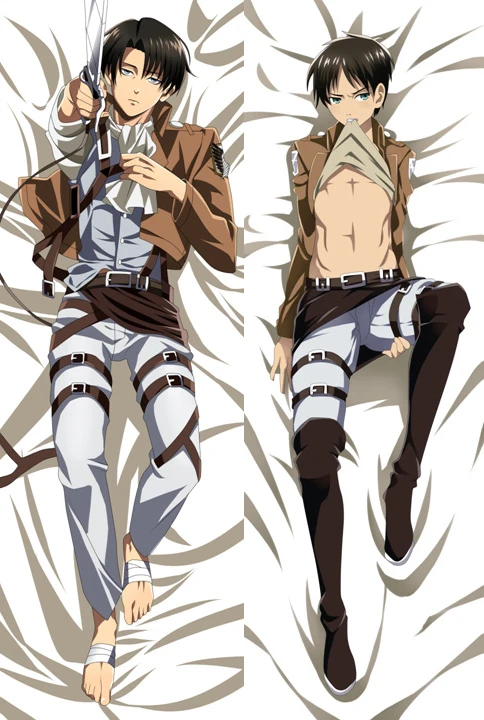 Japan Anime Levi & Eren Jaeger Hugging Body Decorative Pillow cases Shingeki no Kyojin
Japan Anime Levi & Eren Jaeger Hugging Body Decorative Pillow cases Shingeki no Kyojin