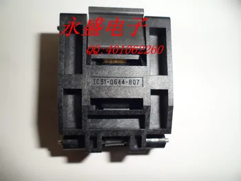 Free shipping new programming socket TQFP64 test holeder IC51-0644-807 pitch 0.5mm
Free shipping new programming socket TQFP64 test holeder IC51-0644-807 pitch 0.5mm