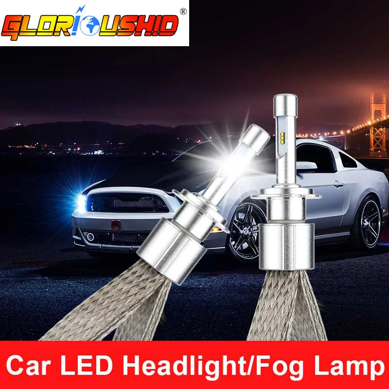 2pcs H7 LED Car Headlights bulb 90W 10000lm Auto Front lamp Automobile Headlamp 6000K white light
2pcs H7 LED Car Headlights bulb 90W 10000lm Auto Front lamp Automobile Headlamp 6000K white light
