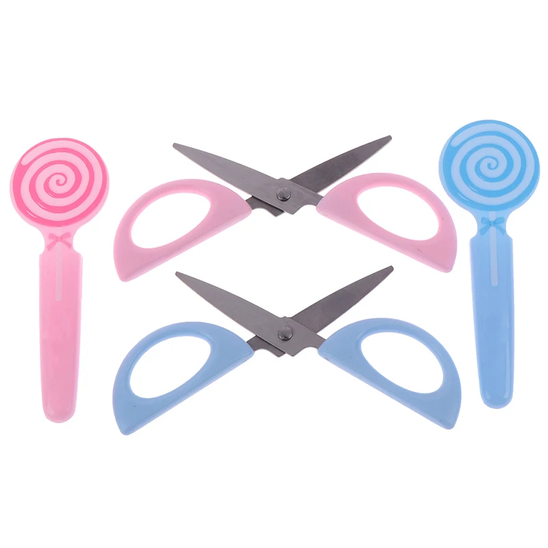Mini Kids Scissors Round Head Lollipop Style Papers Cutting Kawaii Stationery Craft Scissors Tools Kindergarten School Supplies
Mini Kids Scissors Round Head Lollipop Style Papers Cutting Kawaii Stationery Craft Scissors Tools Kindergarten School Supplies
