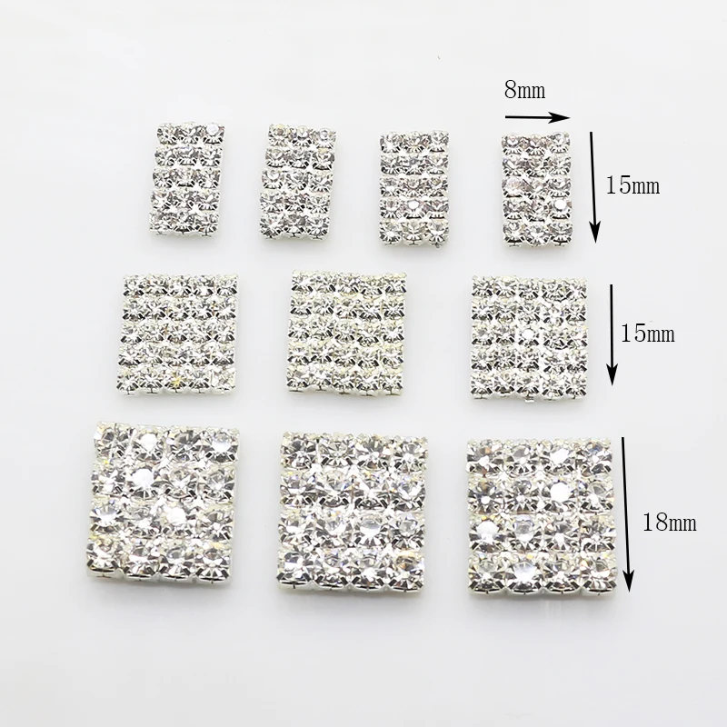ZMASEY Rhinestones Buttons10Pcs/Lot Mix Size Diamond DIY Square Button Supply Decoration Wedding Invitation Jewelry Accessories
ZMASEY Rhinestones Buttons10Pcs/Lot Mix Size Diamond DIY Square Button Supply Decoration Wedding Invitation Jewelry Accessories