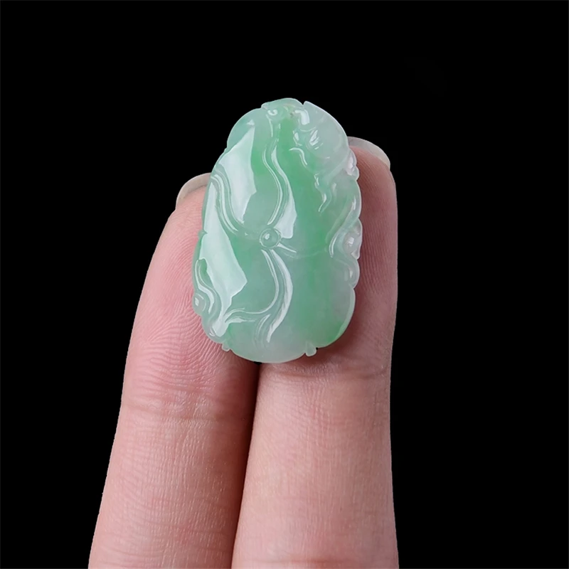 TJP Jade Lotus leaf fish Pendant accessories Hand-carved Jade goldfish Necklace Pendant size 32*20*4.5MM
TJP Jade Lotus leaf fish Pendant accessories Hand-carved Jade goldfish Necklace Pendant size 32*20*4.5MM