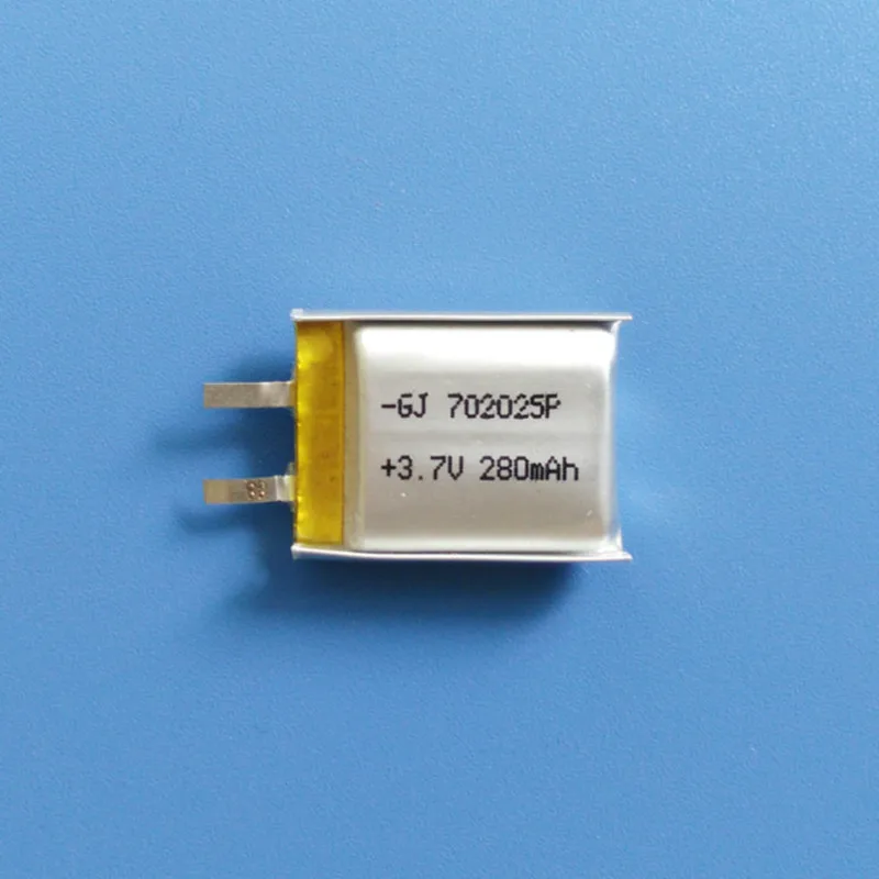 Free shipping by DHL Fedex 100pcs 3.7V 280mAh 702025 Lithium Polymer Li-Po Rechargeable remote control battery can be customized |