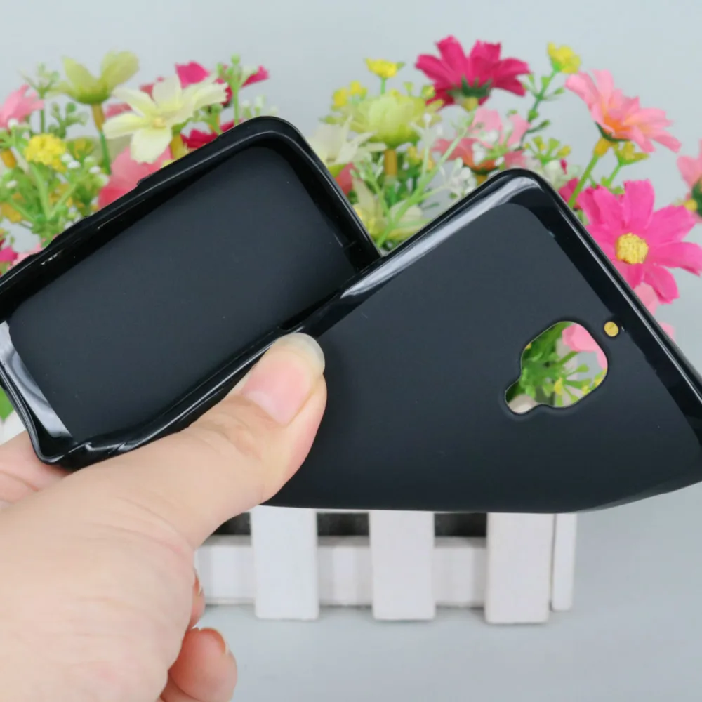 Чехол для Oneplus 3 T черный мягкий силиконовый чехол из ТПУ One Plus задней панели