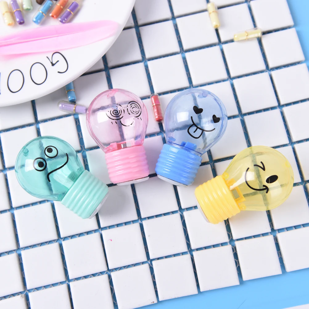 Kawaii Light Bulb Machine Funny Mechanical Pencil Sharpener for School Kids Students Standard Pencil Stationary
Kawaii Light Bulb Machine Funny Mechanical Pencil Sharpener for School Kids Students Standard Pencil Stationary