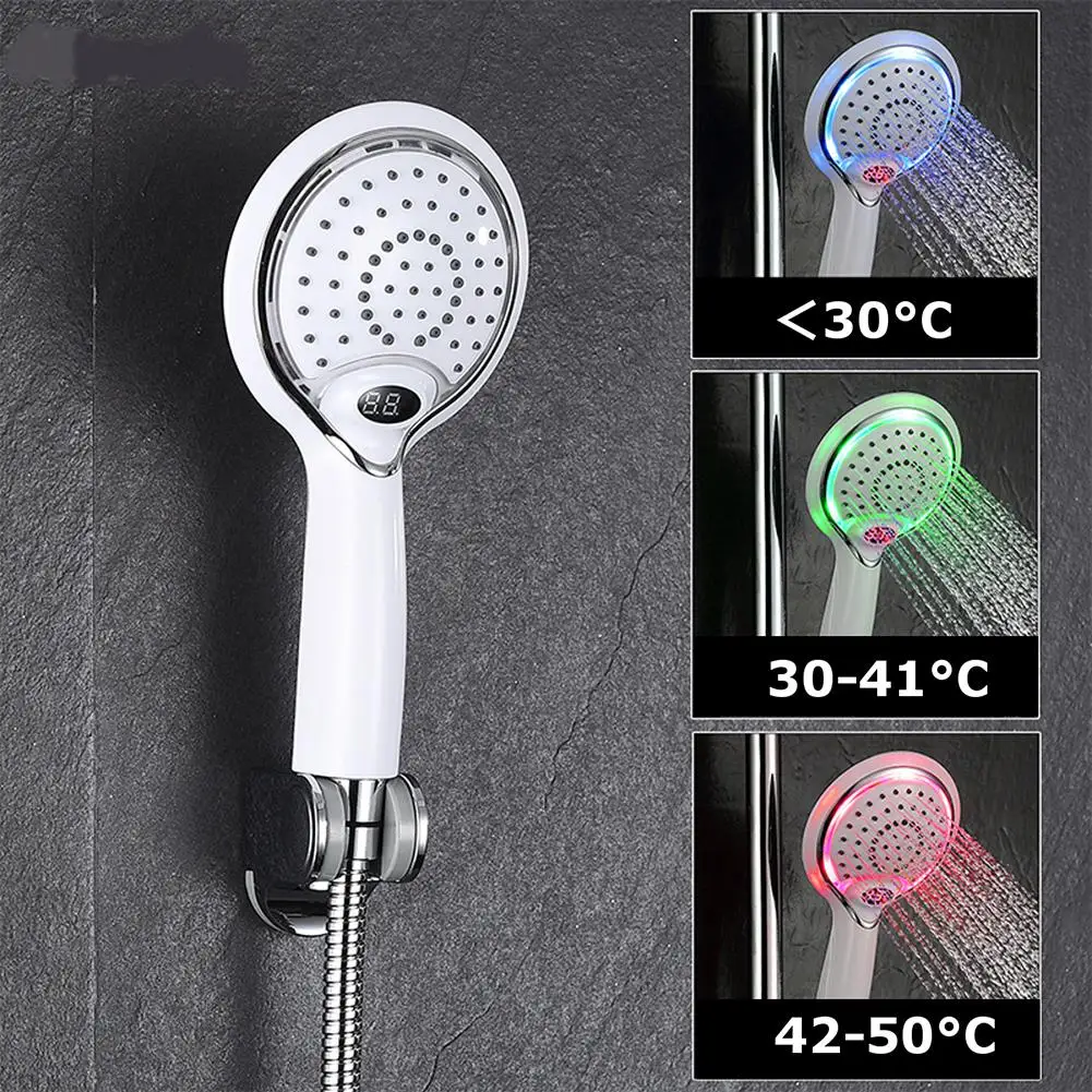 Xueqin 3 Colors Change LED Light Digital Temperature Display Shower Head Nozzle Accessary Set
Xueqin 3 Colors Change LED Light Digital Temperature Display Shower Head Nozzle Accessary Set