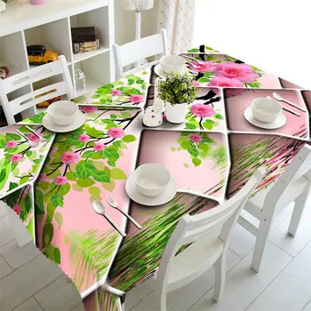 table cloth party Waterproof 3D Tablecloth rectangular picnic round table covers Customized size FLOWER Cushion cover
table cloth party Waterproof 3D Tablecloth rectangular picnic round table covers Customized size FLOWER Cushion cover