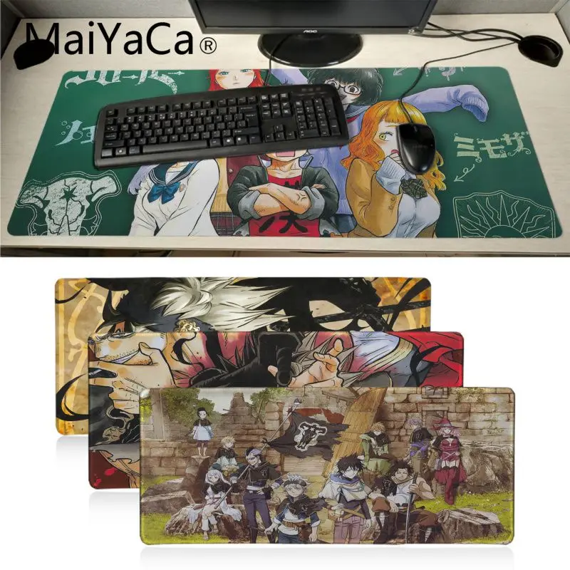MaiYaCa Jump Comic Black Clover Anime mouse pad gamer play mats Locking Edge Mousepad Mat anime Keyboard Mat Table Pad for dota2
MaiYaCa Jump Comic Black Clover Anime mouse pad gamer play mats Locking Edge Mousepad Mat anime Keyboard Mat Table Pad for dota2