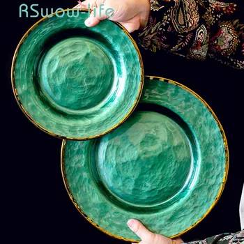 Emerald Phnom Penh Breakfast Bread Plate Tableware Fruit Dessert Dish Creative Ceramic Plate Dinner Plates For Kitchen Supplies
Emerald Phnom Penh Breakfast Bread Plate Tableware Fruit Dessert Dish Creative Ceramic Plate Dinner Plates For Kitchen Supplies