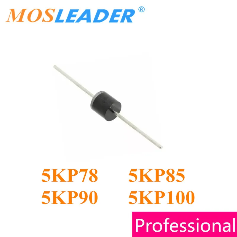 Mosleader 5KP78 5KP85 5KP90 5KP100 R-6 100PCS 5KP78A 5KP85A 5KP90A 5KP100A 5KP78CA 5KP85CA 5KP90CA 5KP100CA Chinese | Электроника
