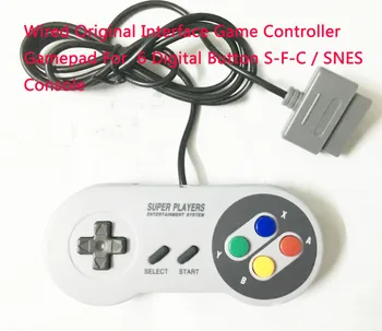 Wired Original Interface Game Controller Gamepad For 6 Digital Button S-F-C / SNES Console
Wired Original Interface Game Controller Gamepad For 6 Digital Button S-F-C / SNES Console