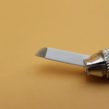 50 PCS Sterilized 14 pins Microblading Needles Eyebrow Tattoo Blade For 3D Eyebrow Embroidery Permanent Makeup Tattoo Pen
50 PCS Sterilized 14 pins Microblading Needles Eyebrow Tattoo Blade For 3D Eyebrow Embroidery Permanent Makeup Tattoo Pen