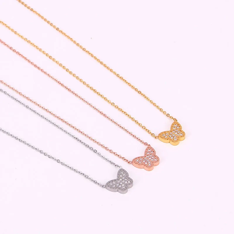 Temperament cnc micro full crystal butterfly short necklace personality small butterfly necklace
Temperament cnc micro full crystal butterfly short necklace personality small butterfly necklace