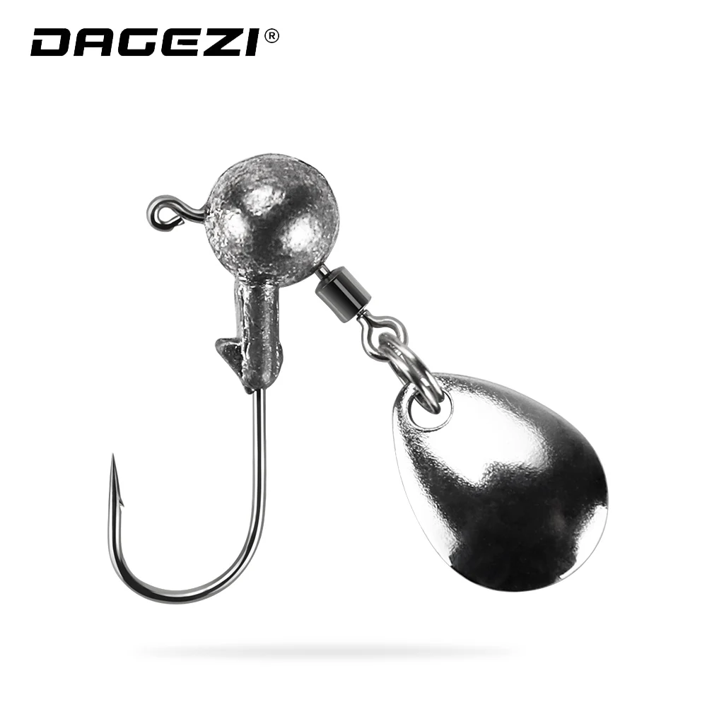DAGEZI 2g/4g свинцовый джиг-головка крючок 5 шт./лот крючок из высокоуглеродистой стали с ложкой для мягкой приманки червей рыболовные снасти аксессуары
DAGEZI 2g/4g свинцовый джиг-головка крючок 5 шт./лот крючок из высокоуглеродистой стали с ложкой для мягкой приманки червей рыболовные снасти аксессуары