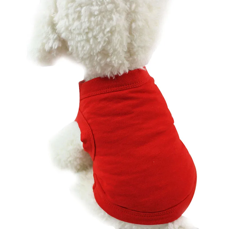 1 Pcs Pet Dog Vest Clothes Solid Color Sleeveless Cotton Casual Gift Breathable Clothing WXV Sale
1 Pcs Pet Dog Vest Clothes Solid Color Sleeveless Cotton Casual Gift Breathable Clothing WXV Sale