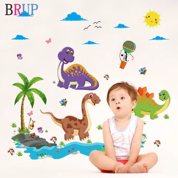 Friendly Dinosaur Wall Stickers for Kids Rooms Cartoon Animals Home Decor Bedroom Decorative Vinyl for Walls PVC Room Decoration
Friendly Dinosaur Wall Stickers for Kids Rooms Cartoon Animals Home Decor Bedroom Decorative Vinyl for Walls PVC Room Decoration