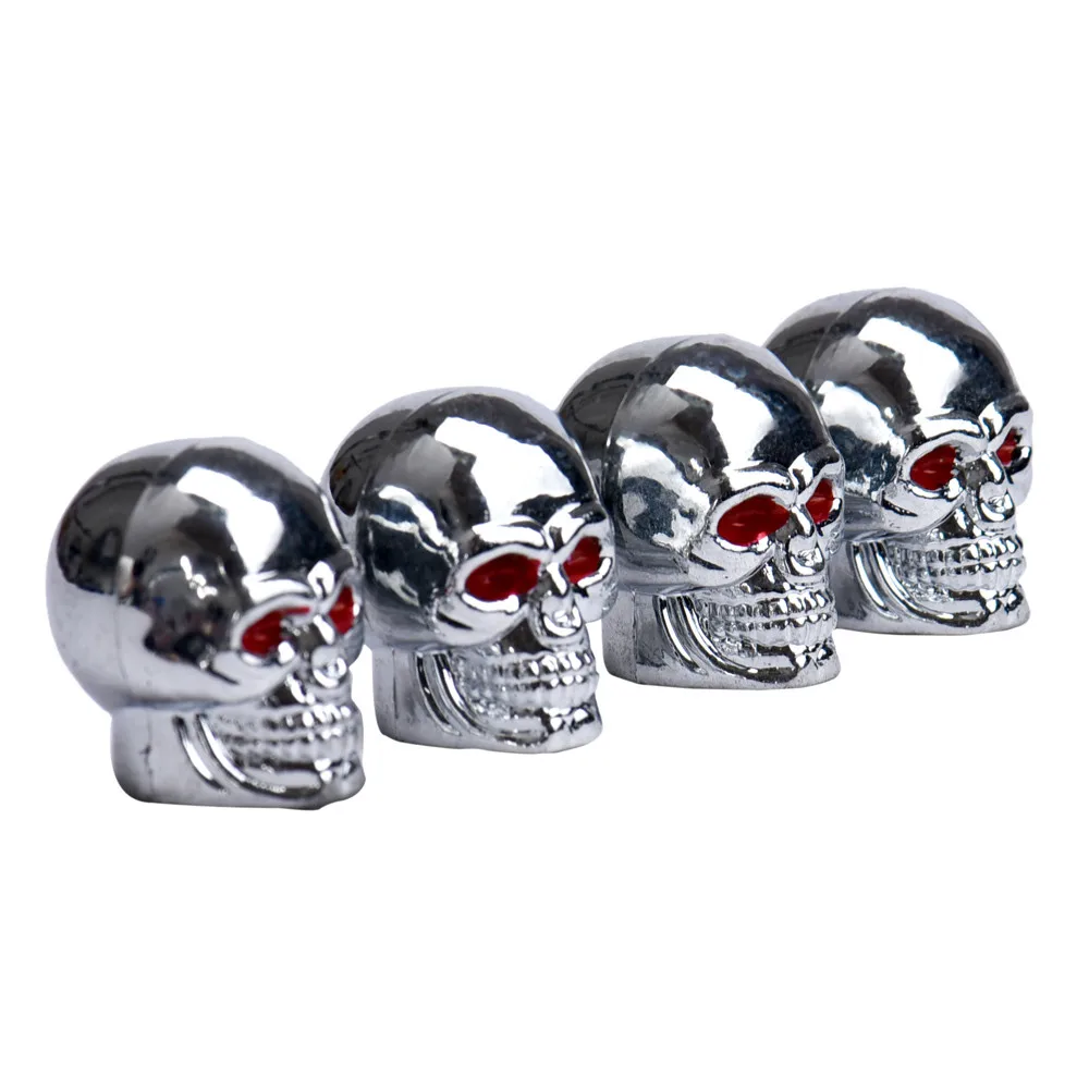 4pcs/Pack Creative Skull Car Valve Caps For Cars Wheel Valve Cap Auto Tyre Air Stem Caps Dust Cover For Bike Car Truck Styling
4pcs/Pack Creative Skull Car Valve Caps For Cars Wheel Valve Cap Auto Tyre Air Stem Caps Dust Cover For Bike Car Truck Styling