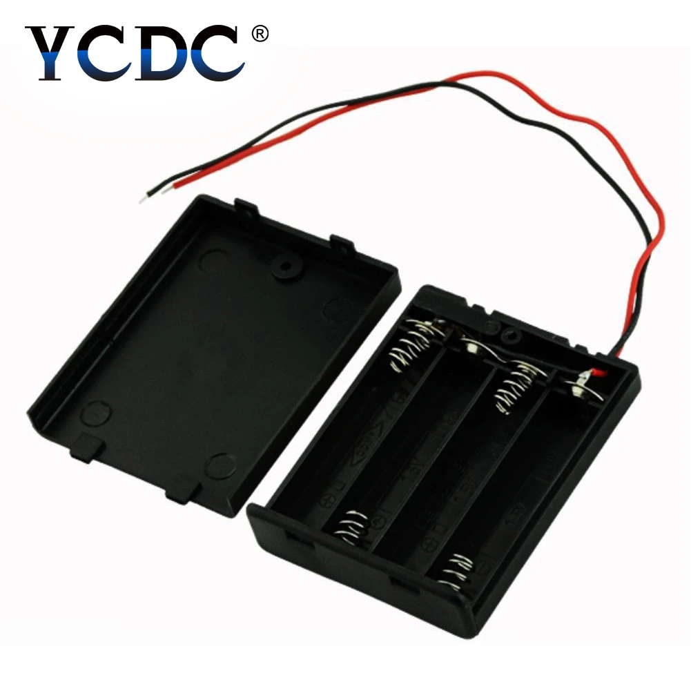 4 AAA 10440 Battery Standard Slot Holder With Switch Stack 6V 4.8volt ABS 4 AAA 3A Battery Holder Box Case On/Off Switch
4 AAA 10440 Battery Standard Slot Holder With Switch Stack 6V 4.8volt ABS 4 AAA 3A Battery Holder Box Case On/Off Switch